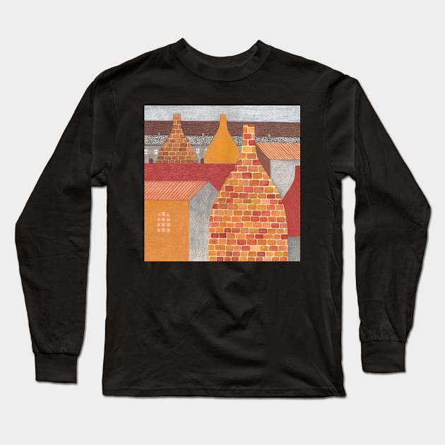 STOKE ON TRENT: SERIES Long Sleeve T-Shirt by shelleyjayne